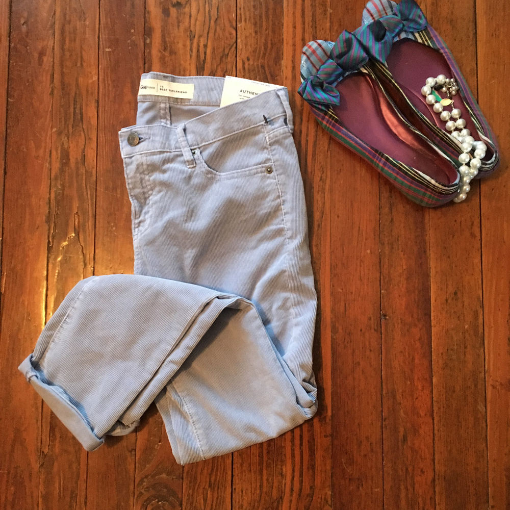 NWT Gap Girlfriend Courduroy Pants